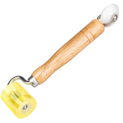 NuIth roller front view showing dual-head design and ergonomic handle for faster installs