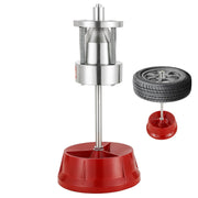 NYXOVA front view of balancer showing stable aluminum base and footprint benefit