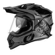 O'NEAL Sierra front view showing helmet shape and integrated shield benefit visibility