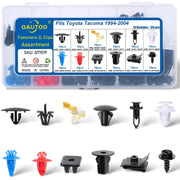 OAUTOO front packaging showing full 120-piece Tacoma clip assortment for quick replacement