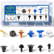 OAUTOO front packaging showing 120-piece Tacoma fastener kit and contents for easy selection