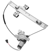 Obaee rear left regulator front view showing ready-to-install assembly and improved reliability