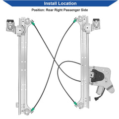 Obaee assembly installed in vehicle door demonstrating correct fit and restored window motion