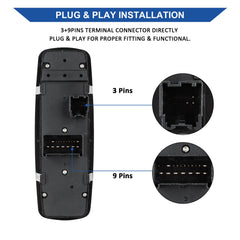 Obaee switch connector pins close-up showing 3+9 pin layout for accurate compatibility check