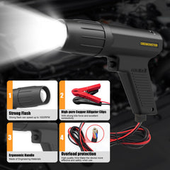 OBDMONSTER handle and controls closeup for comfortable one-handed operation benefit