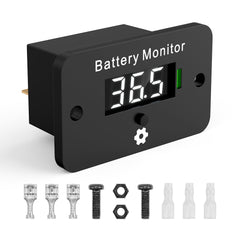 OBDResource front panel display readable at a glance for quick battery checks