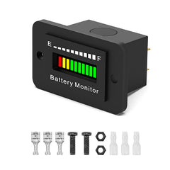 OBDResource front panel LED display shows clear capacity reading benefit quick checks