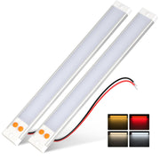 Obeaming front view of 12-inch light bar showing sleek design and even illumination benefit
