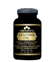 Obenauf's bottle front label showing product and benefit of restoration