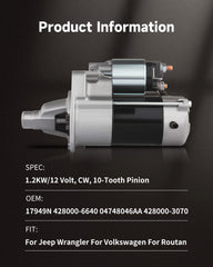 OCPTY starter gear close-up highlighting precise teeth for smooth engagement