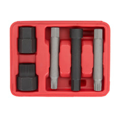OEMTOOLS pulley sockets closeup showing hardened teeth for secure engagement