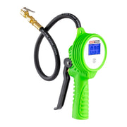 OEMTOOLS front view showing compact inflator and controls, rugged and portable benefit