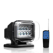 OEOVON front view spotlight shows compact housing and bright beam for powerful illumination