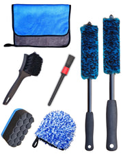oesee front packaging showing full 7-piece wheel kit and contents, durable storage benefit
