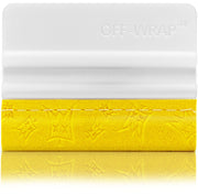 Off-Wrap firm squeegee front view showing firm profile and control benefits
