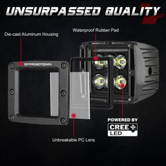 OFFROADTOWN side view showing grooved heatsink fins for improved cooling benefit