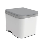 OGO NOMAD front view showing compact portable toilet, ideal for tight spaces