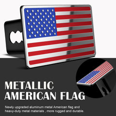 OGYE flag close-up showing metal texture and durable electroplated finish benefit