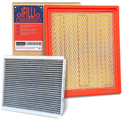 OIFILLIO front packaging showing both filters and clear part match benefits