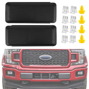 OKPARZ front bumper guard packaging showing included LH and RH caps and benefit of complete pair