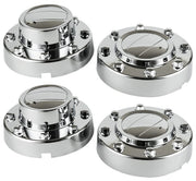OKPARZ front center cap close-up showing chrome finish and precise fit