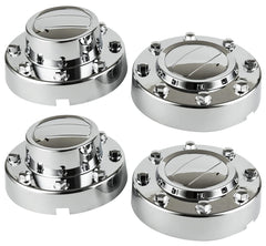 OKPARZ front center cap close-up showing chrome finish and precise fit