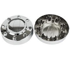 OKPARZ center cap installed on Ram 3500 front wheel, restores polished look