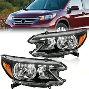 OLDANI front view pair showing clear lenses and black housing benefit: exact OEM-style fit