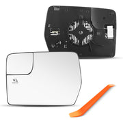 oleycaw driver-side mirror front view showing fit and finish for easy replacement