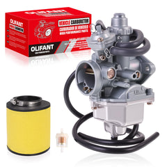 OLIFANT carburetor front view showing mounting flanges and fitment benefit