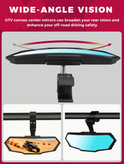 OLIFANT convex glass detail increases field of view for safer driving