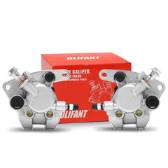 OLIFANT front calipers pair front view showing bolt-on fit and reliable stopping