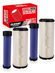 OLIFANT front packaging showing two complete air filter sets and compatibility benefits