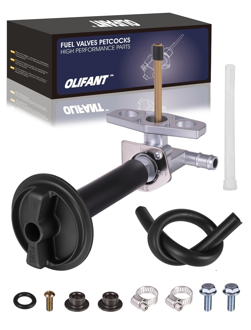 OLIFANT petcock front assembly showing full replacement and durability