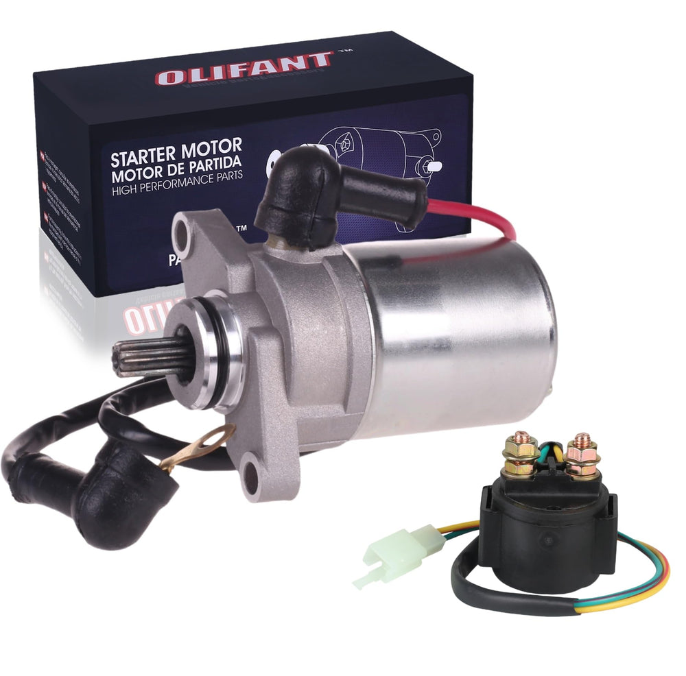 OLIFANT starter front view showing mounting points and robust housing benefit reliability