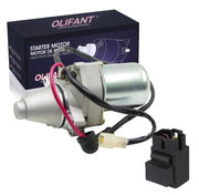 OLIFANT starter front view showing mounting flanges and terminals for straightforward replacement