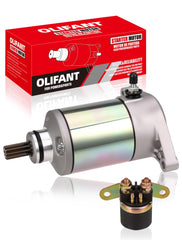OLIFANT starter front view showing mounting points and reliable fit