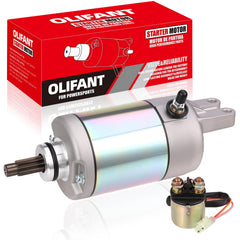 OLIFANT starter front view showing mounting ports and fitment benefit