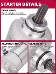 OLIFANT starter label with OEM part numbers for accurate model matching benefit