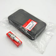 OLIKIUS front view of genuine air filter and spark plug kit showing product fit