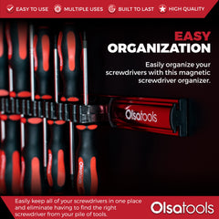 Olsa Tools clip close-up highlighting strong tension and secure tool grip