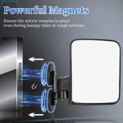 Omgro close-up of magnetic base highlighting strong quick-attach benefit