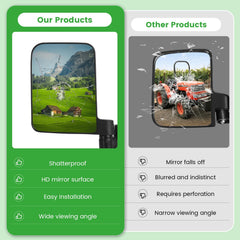 Omgro convex mirror reflection demo increases field of view