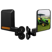 Omgro front mirror with reflective strip improves side visibility