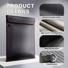 OMKHE small RFID sleeve with car key inside preventing relay theft while pocketed