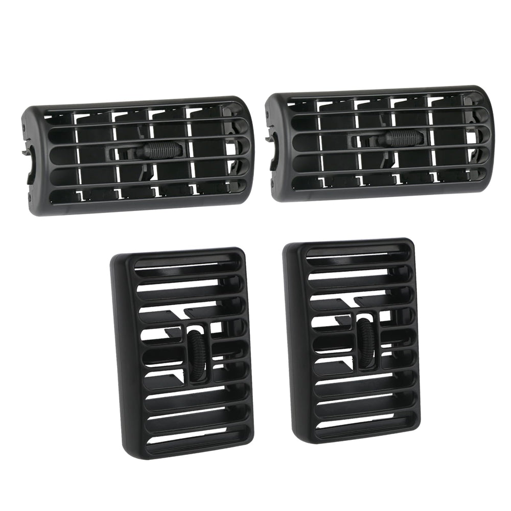 omoZone front view of four vent grilles showing clean replacement and restored dashboard look