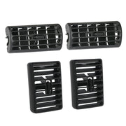 omoZone front view of four vent grilles showing clean replacement and restored dashboard look
