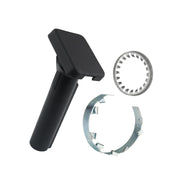 omoZone front view of spare tire lock cover kit showing complete contents and benefit of easy replacement