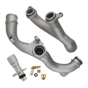 omoZone front view of full coolant pipe kit showing complete replacement set and fitment benefit
