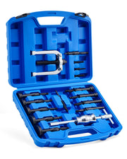 Orion Motor Tech kit front view showing all 16 pieces and case, durable storage benefit